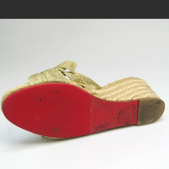 Christian Louboutin Semelle Sandals Size 5 Eur 35 - Picture 8 of 10